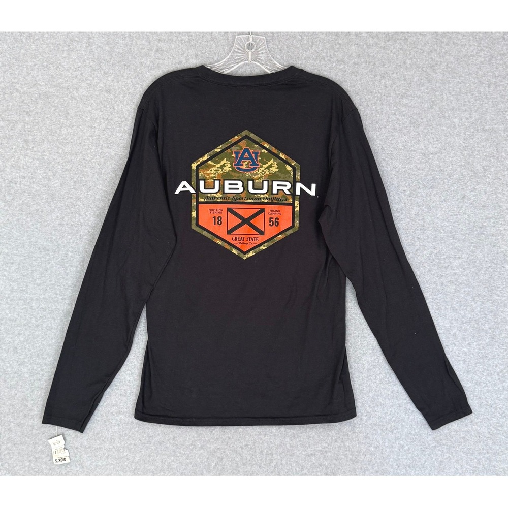 NEW! Auburn University Tigers Long Sleeve Shirt Mens Small Black MSRP $35.00